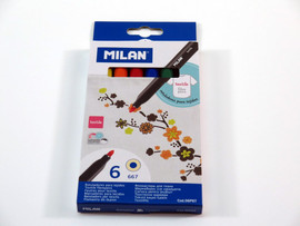 Milan Fiber Pens Textile Set of 6