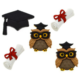 Dress It Up Graduation Buttons