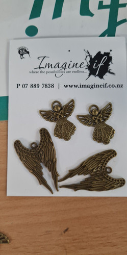 Assorted Charms Pack 11 Angel and Wings