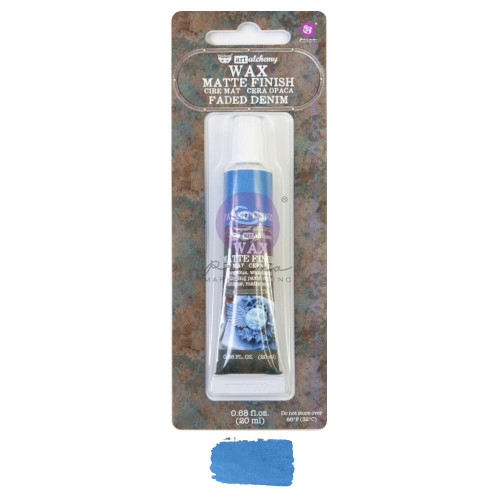 Finnabair Art Alchemy  Matte Wax paste - Faded Denim