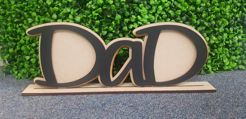 Lasercut Dad Photo Frame