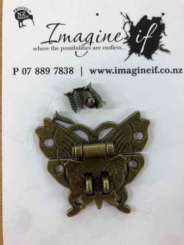 Imagine If Old Gold Lock - Butterfly