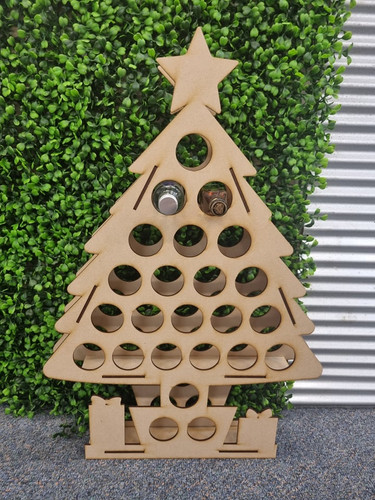 Alcohol Tree Advent Calendar MDF