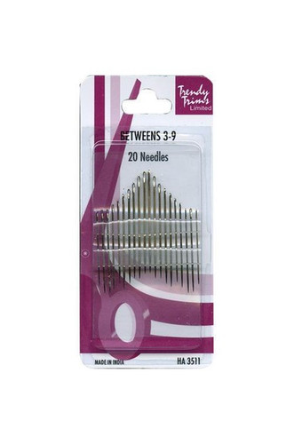 Trendy Trims Betweens 3-9 Pack of 20 Needles