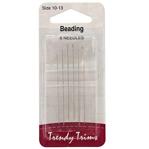 Trendy Trims Beading Pack of 6 Size 10-13