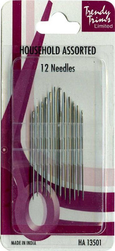 Trendy Trims Household Assorted 12 Needles
