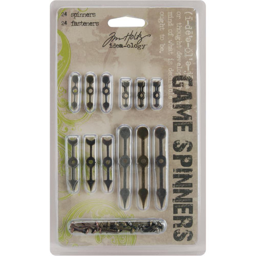 Tim Holtz Game Spinners and Fasteners 24 of each