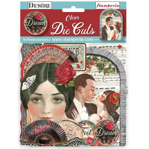 Stamperia Clear Die Cuts- Desire