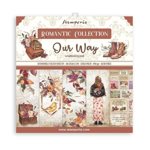 Stamperia Romantic Collection Our Way -12x12 double faced sheets