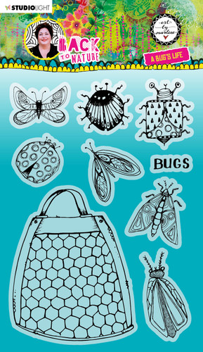 Studio Light Back to Nature 9 Stamp Set- A Bugs Life