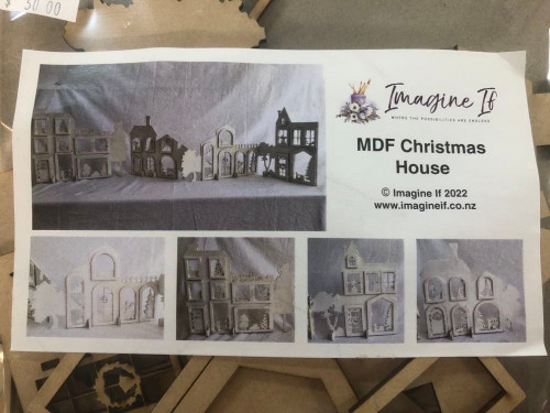 MDF Christmas House