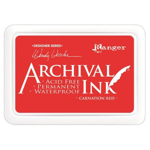 Wendy Vecchi Archival Ink Pad - Carnation Red