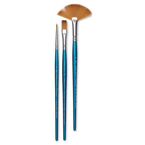 Winsor and Newton Watercolour brushes- Round 2, Stroke 6mm, Fan 4