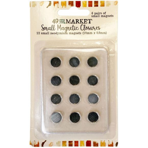 49 And Market Foundations Magnetic Closures 12/Pkg
