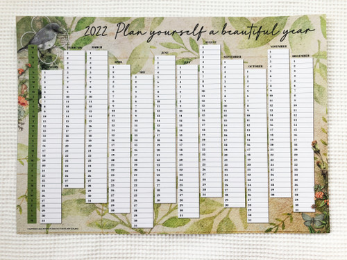 Botany Studies Wall Planner - A2