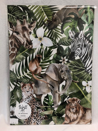 Jungle Wall Art A3