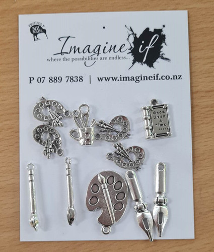 Imagine If silver embellishments- Painting Pack