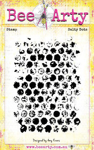 Bee Arty Salty Dots Clear Stamp