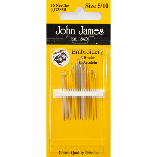 John James Embroidery Needles Size 5/10