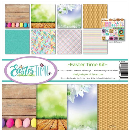 Designs by Reminisce Easter Time Scrapbooking Paper Pad 12 x 12