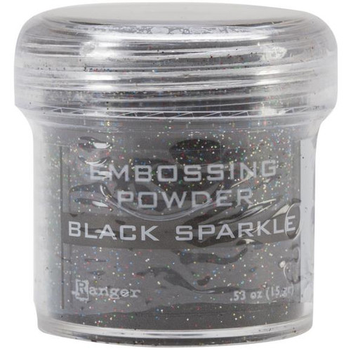 Ranger Embossing Powder - Black Sparkle