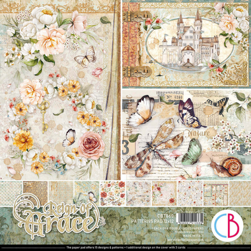 Ciao Bella 12 x 12 Scrapbooking Paper Pack Reign Of Grace