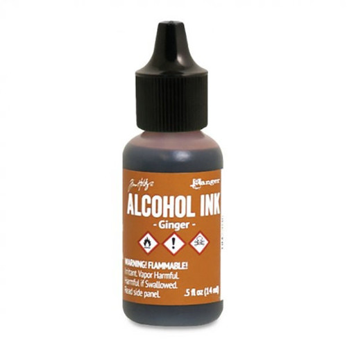 Alcohol Ink Single 0.5oz Bottle Ginger