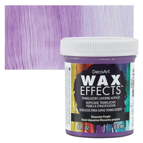 DecoArt Acrylic Wax Effects Quinacridone Violet