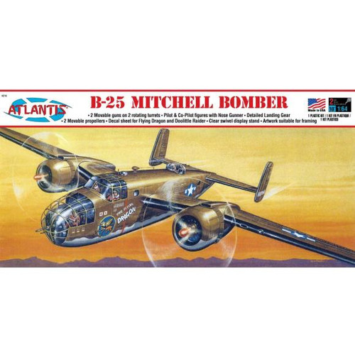Plastic Model Kit B-25 Michell WW1 Bomber
