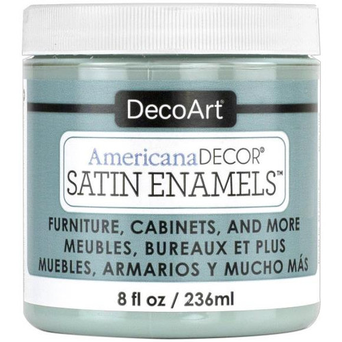 Americana Decor Satin Enamels 8oz Seaside Blue