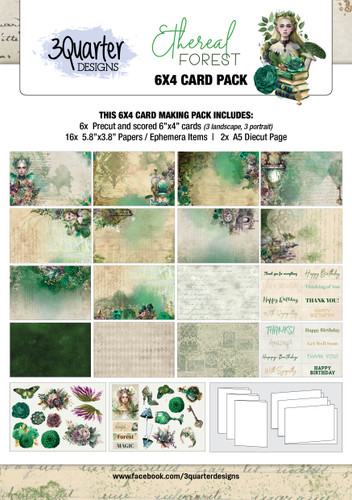 3Quarter Designs Ethereal Forest Card 6x4 Pack