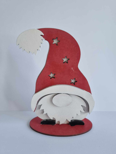 MDF Christmas Gnome Single - BLANK