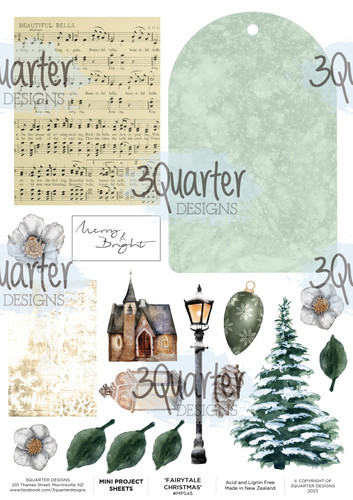 3Quarter Designs Fairytale Christmas- Mini Project Sheet