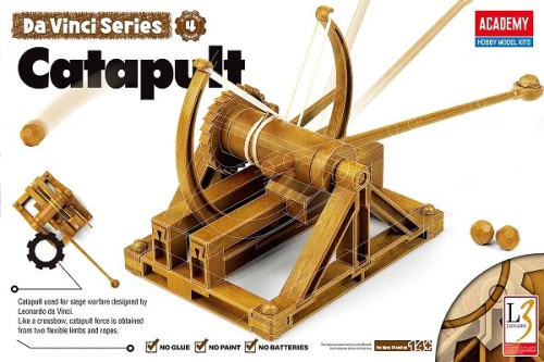 Academy 18137 Catapult - Da Vinci Series No. 4 (Snap Kit)
