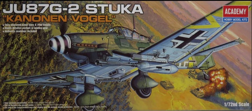 ACADEMY 1/72 JU-87G-2 STUKA "CANNON VOGEL" MODEL KIT