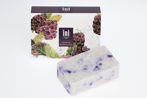 Exfoliating Soap Blackberry Made by ini