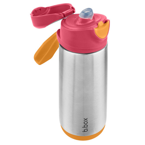 Insulated sport spout bottle 500ml - Strawberry Shake
b.box