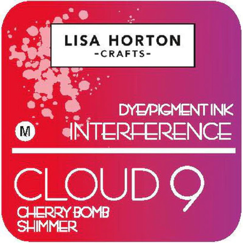 Lisa Horton Crafts Interference Ink Cherry Bomb Shimmer