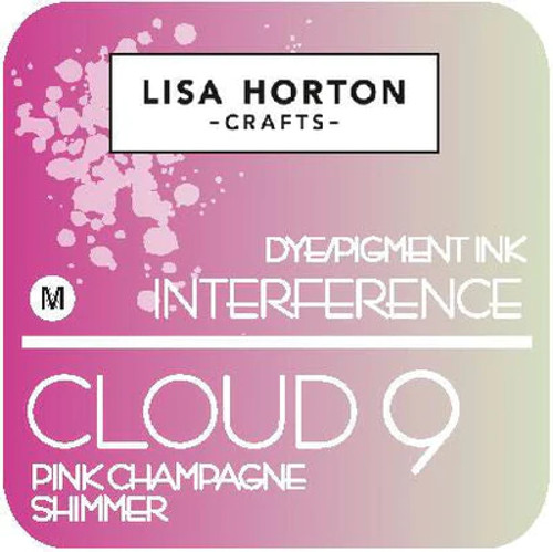 Lisa Horton Crafts Interference Ink Pink Champagne Shimmer