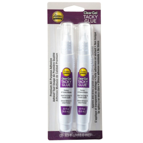 Aleene's Clear Gel Tacky Glue Pens 2 Pack