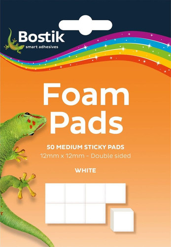 Bostik Foam Pads 12mm 50 Pack