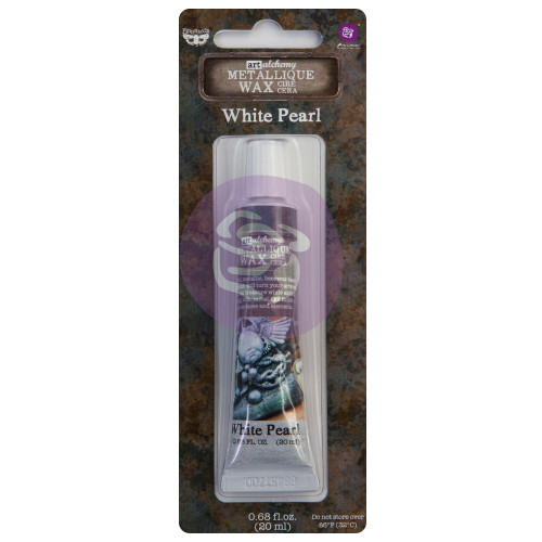 Finnabair Art Alchemy Metallique Wax - White Pearl