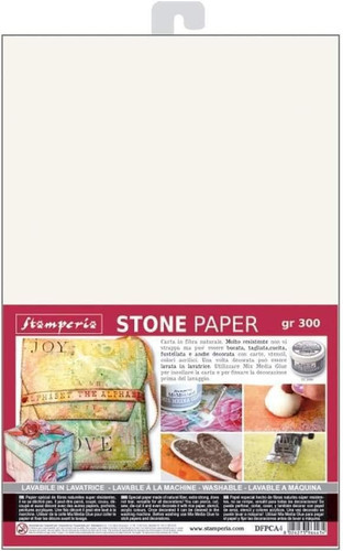 Stone Paper washable Size A3 Stamperia