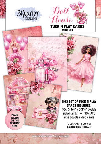 3Quarter Designs Doll House Tuck 'n' Play Cards