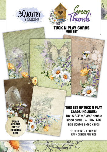 3Quarter Designs Green Thumb Tuck 'n' Play Cards