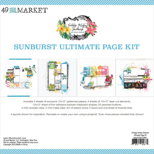 49 And Market Sunbrust Collection Ultimate Kit 12"X12"