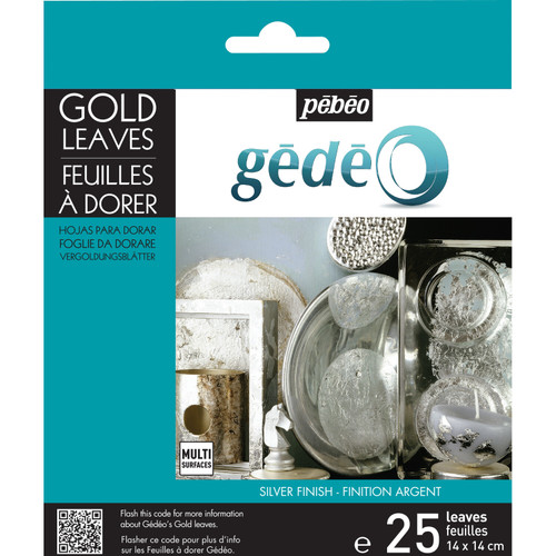 Pebeo Gedeo Gilding Leaves - Silver