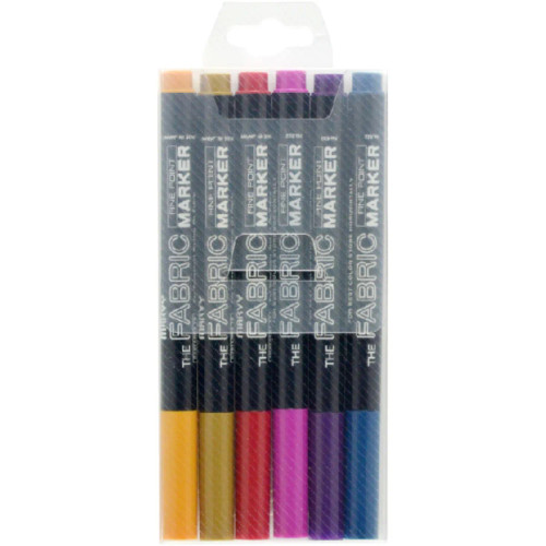 Marvy Fabric Markers Fine Point Victorian Set