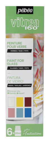Pebeo Vitrea 160 Set 1 Brilliant Glass Paint