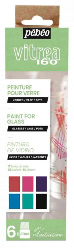 Pebeo Vitrea 160 Set 2 Brilliant Glass Paint